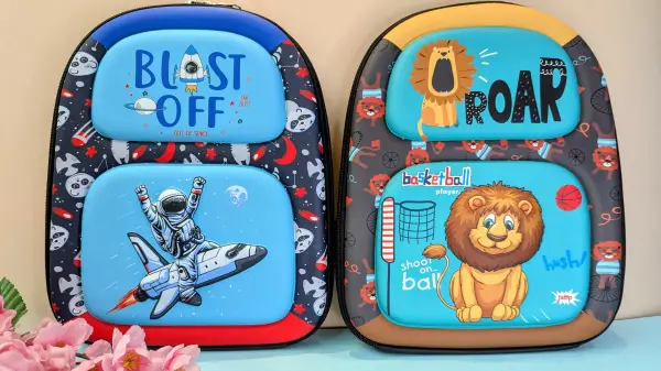 3D Embossed Kids School Bag