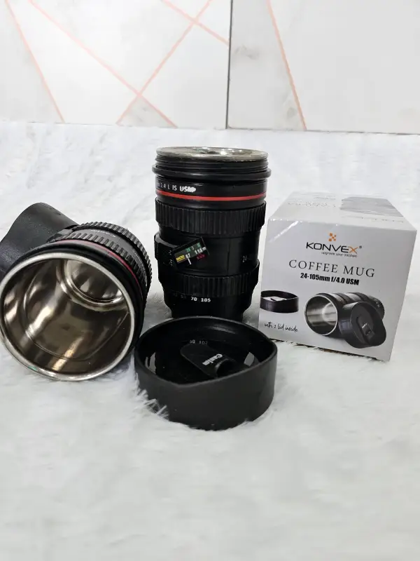 Camera Lens Drinking Cup