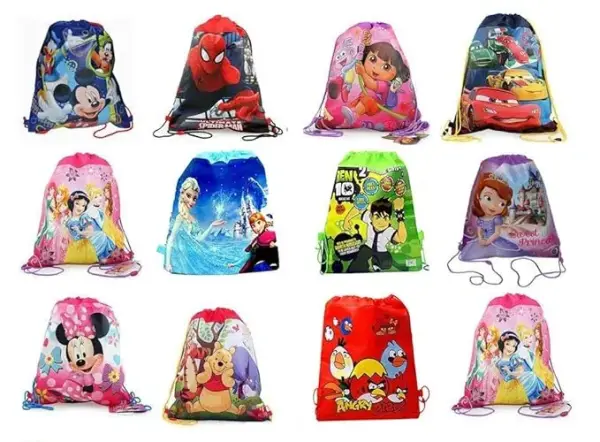 Cartoon Printed Haversack Bags