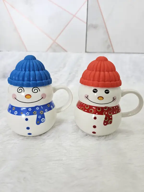 Ceramic Mug/Cup with Silicon Lid Cover