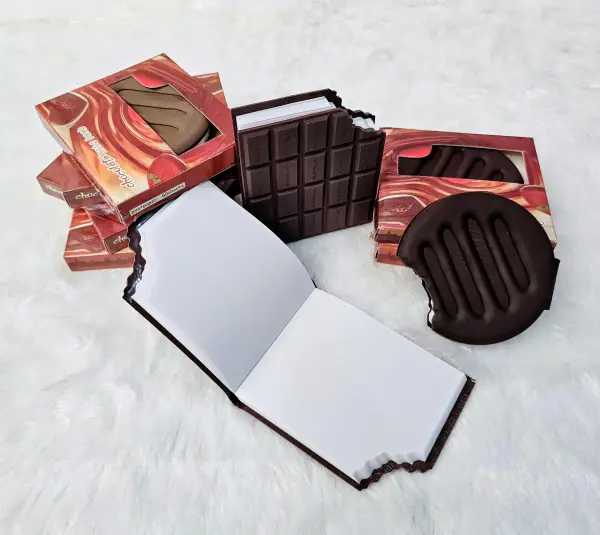 Chocolate Shaped Personal Desk Notes- small diary