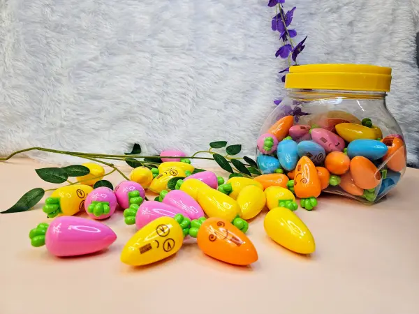 Colourful Carrot Shaped Sharpeners