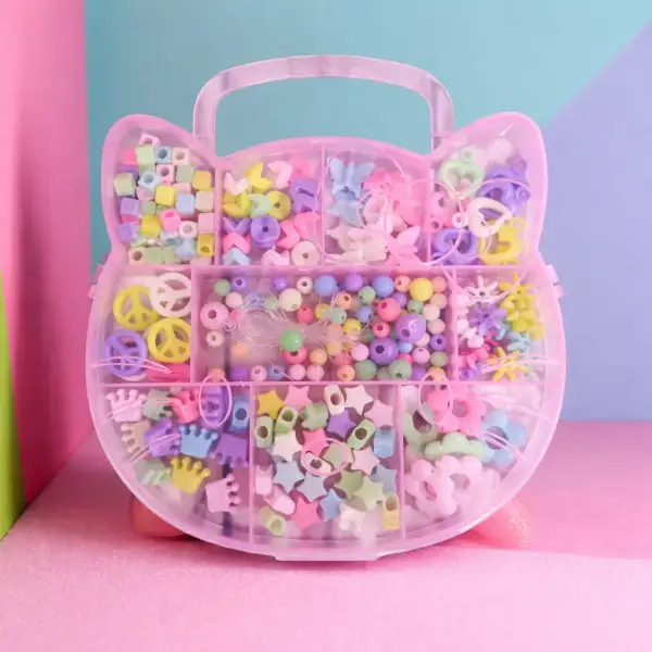 Creative Jewellery Making Kit – Colorful Beads Craft Set for Kids