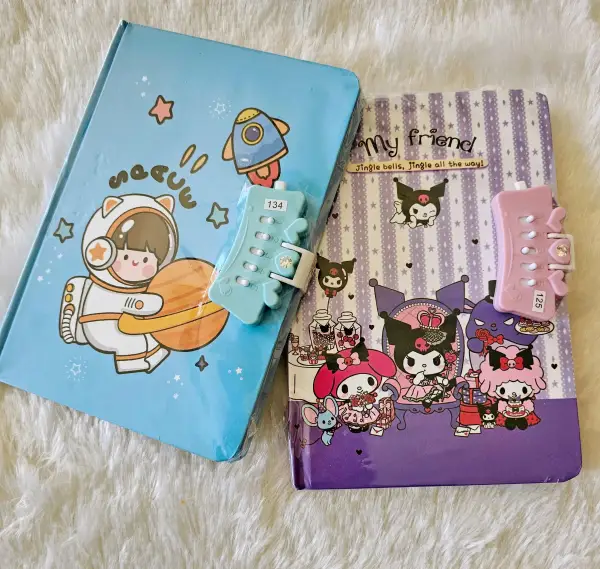 Cute Design Dairies for Kids A5 Size