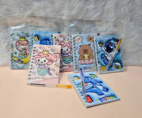 Cute Pocket Friendly Note Books with pen