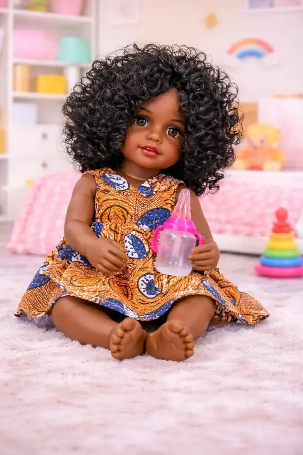 Cute Realistic Silicone Doll for Kids