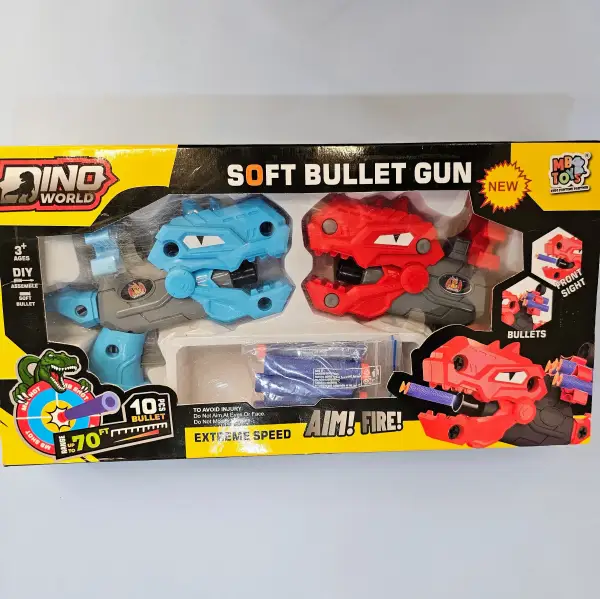 Dino World Soft Bullet Gun