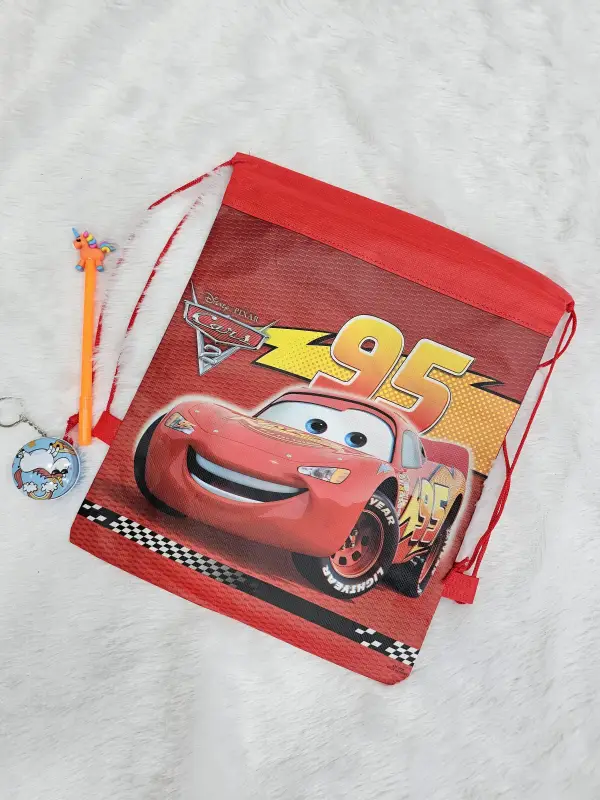 Drawstring Bag, Keychain Metal Box & Giraffe Pen