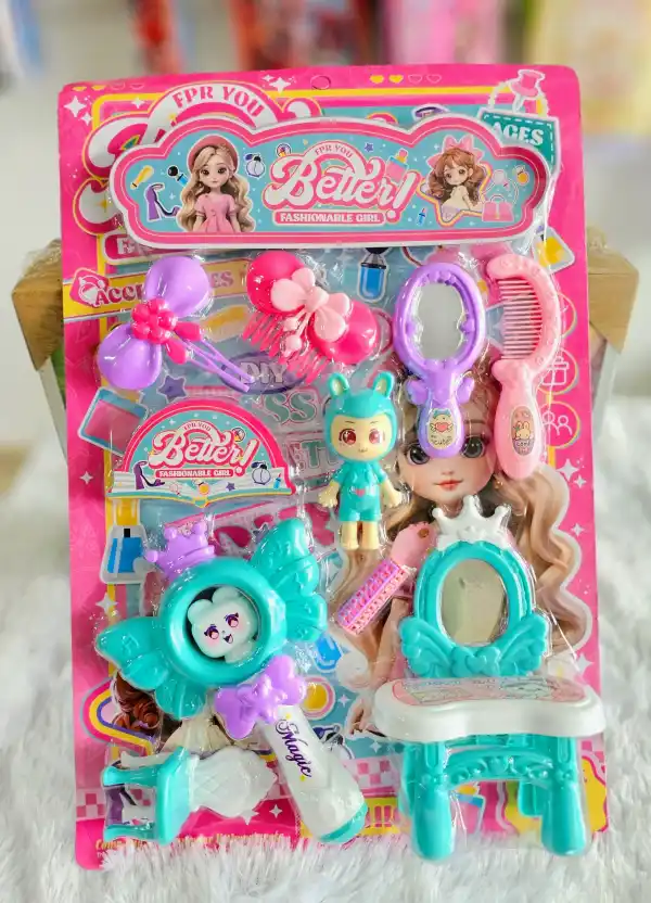 β¨ Fashionable Girl Beauty Play Set β βBetterβ Doll & Accessories Kit β¨