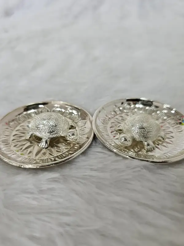 Feng Shui Metal Tortoise Kachua Plate Turtle