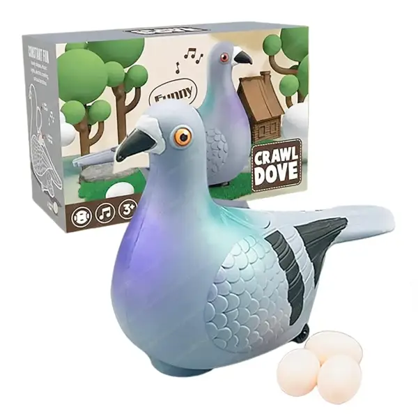 FunBlast Egg Laying Walking Pigeon Toy