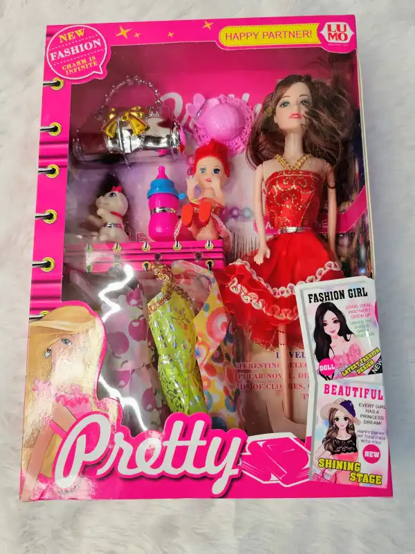 Girls Pretty Beautiful Fashion Doll and Accessories for Kids