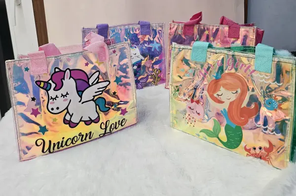 Holographic Bags with Colorful & Vibrant Prints