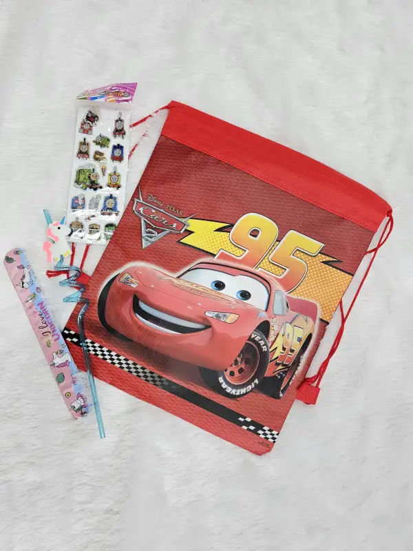 Kids Character Fun Drawstring bag Set