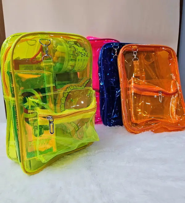 Kids Transparent unisex backpack