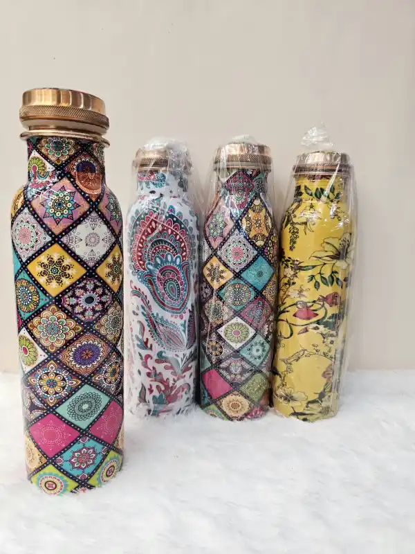 Meena Art Print copper bottle