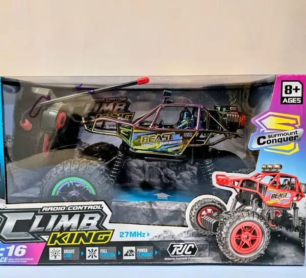 Metallic rock rc with smoke
