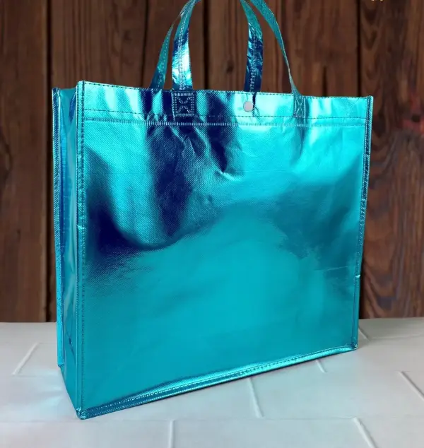 Metallic & Stylish Folding Shopping Bag