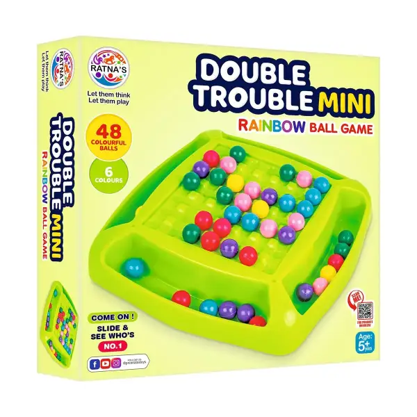 Mini Rainbow Ball Game 48 Colourful Balls
