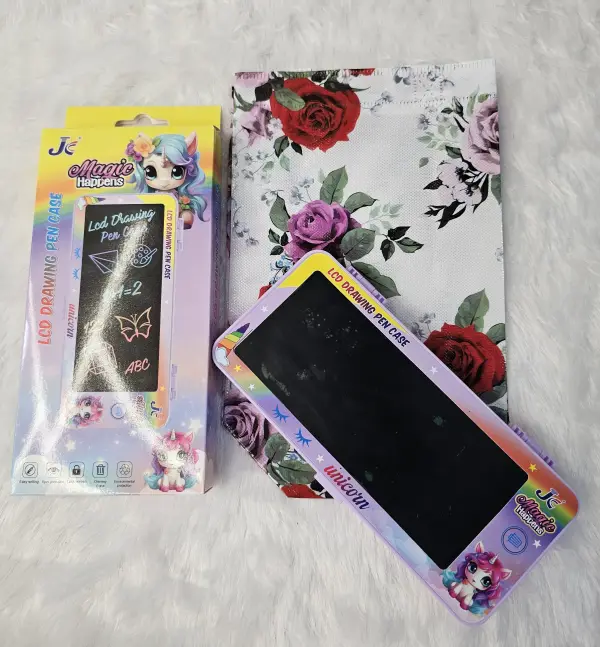 Multi-Color LCD Drawing Case Gift Set
