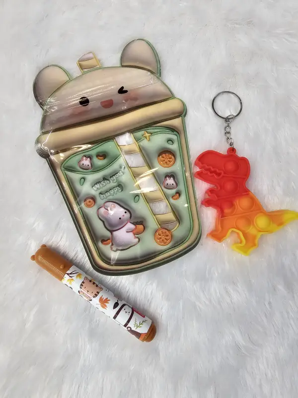 Pocket-Sized Joy Kit” Description: “Cute and compact: includes a colored pouch, pencil, eraser,