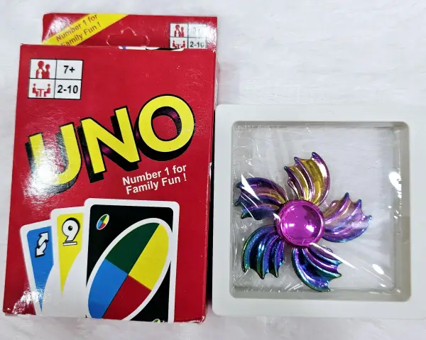 Premium Birthday Combo- uno cards & spinner