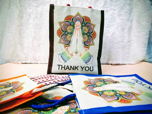 Premium gifting thank you print bags