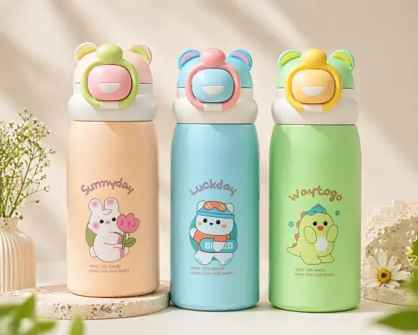 Cute Kids Insulated Sipper Bottle 💖