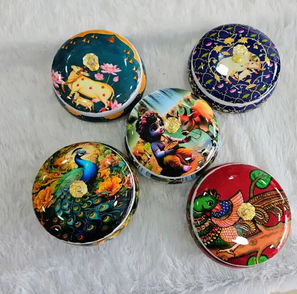 Premium Pichwai 5inch PotJars