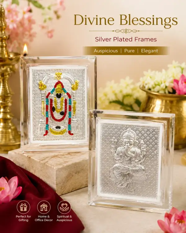 Premium Silver Plated Divine Photo Frames