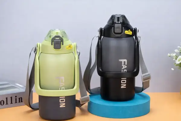 Premium Stainless Steel Bottle with Sipper Straw