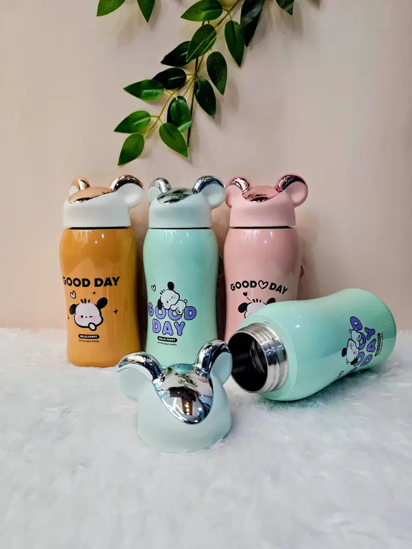 Rabbit Shape Stainless Steel Insulated Water Bottle, 400 ml