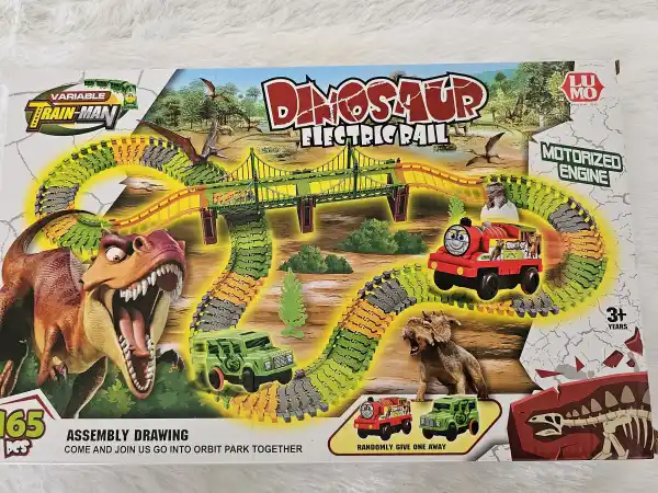 Racing Car Dinosaur Toys for Kids 165pcs