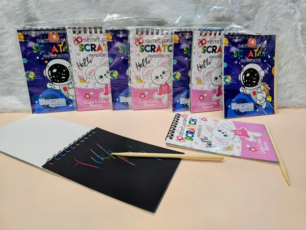 Rainbow Scratch Paper Notes