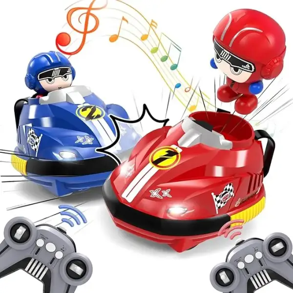 RC Bumper Cars for Kids โ Set of 2