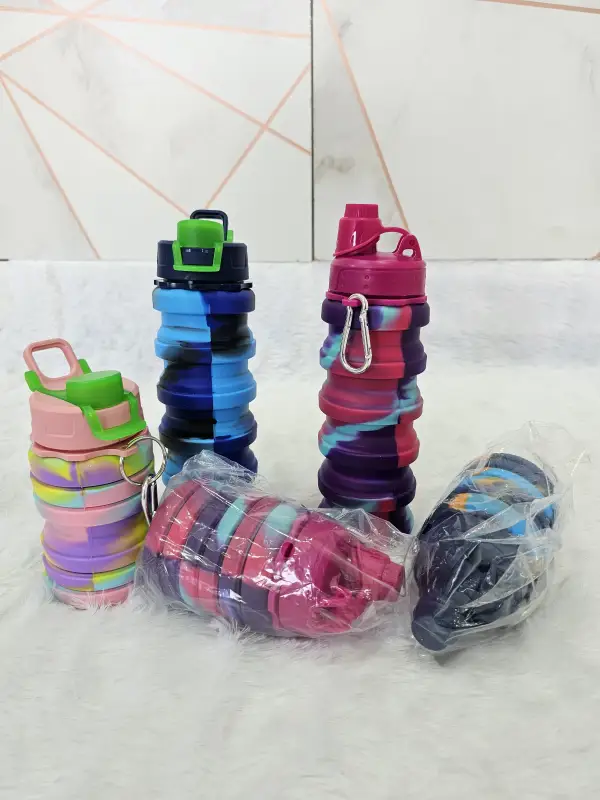 Silicone Expandable and Foldable Water Bottle