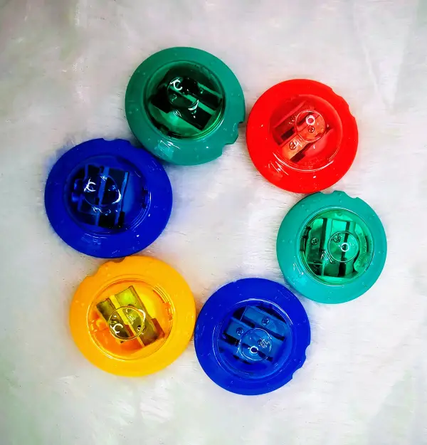 Stylish Space UFO Shape Dual Hole Sharpener