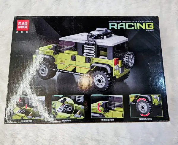 Vintage Car Technic Assemble Building Block Toy,Educational Building Blocks Set for Kids