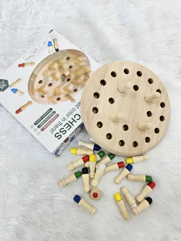 Wooden Memory Match Stick Chess Game